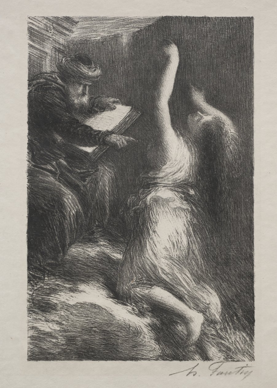 Parsifal, akt II: Fremkaldelse af Kundry af Henri Fantin-Latour