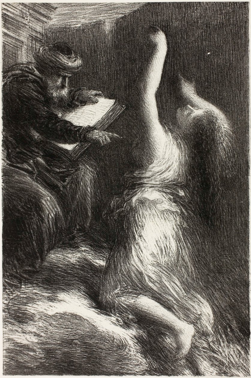 Parsifal, akt II: Fremkaldelse af Kundry af Henri Fantin-Latour