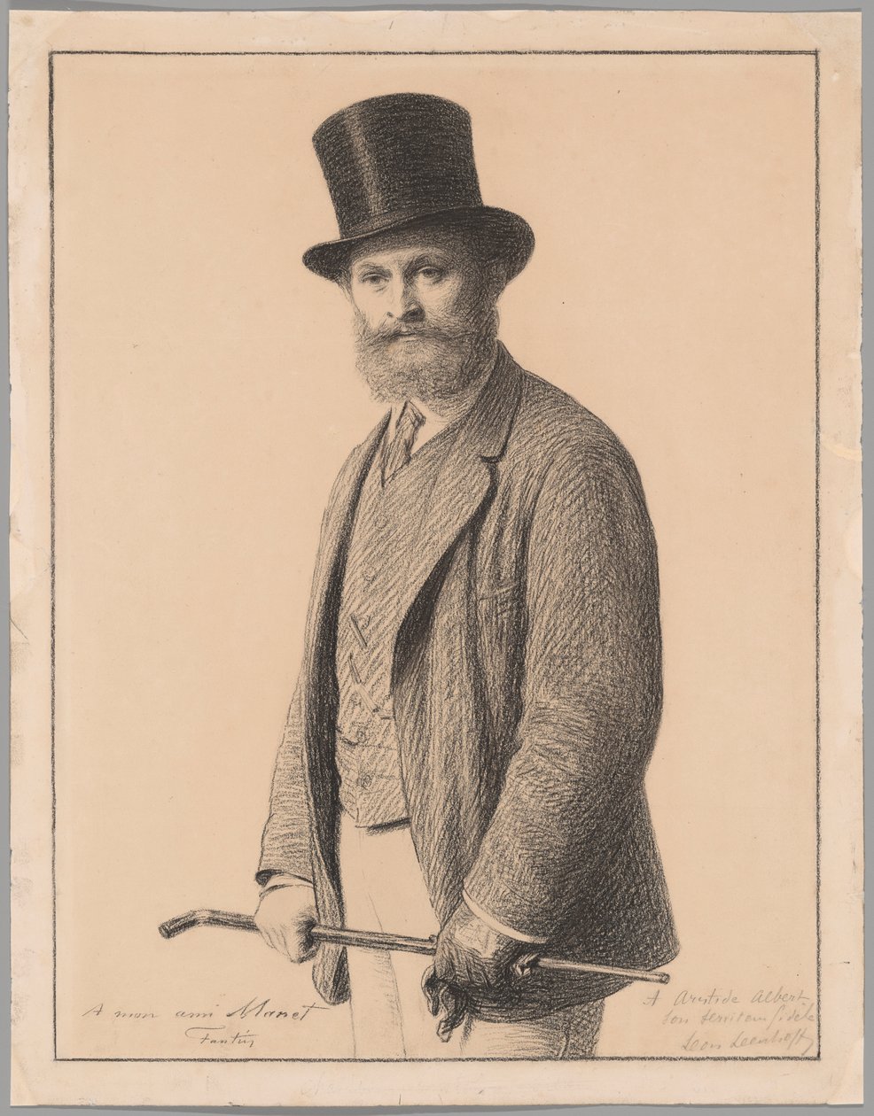 Portræt af Édouard Manet af Henri Fantin-Latour
