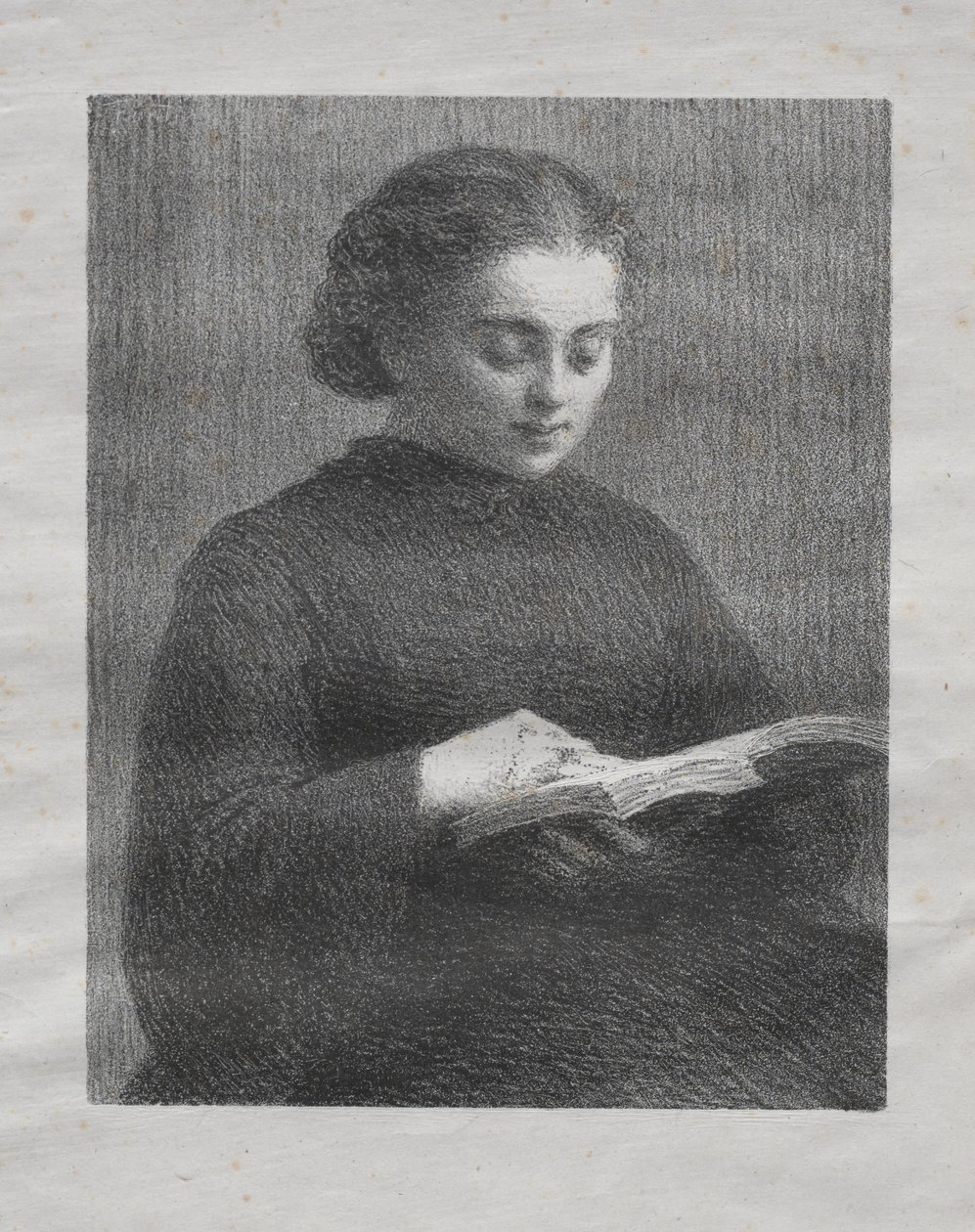 Læsning: Portræt af kunstnerens søster af Henri Fantin-Latour