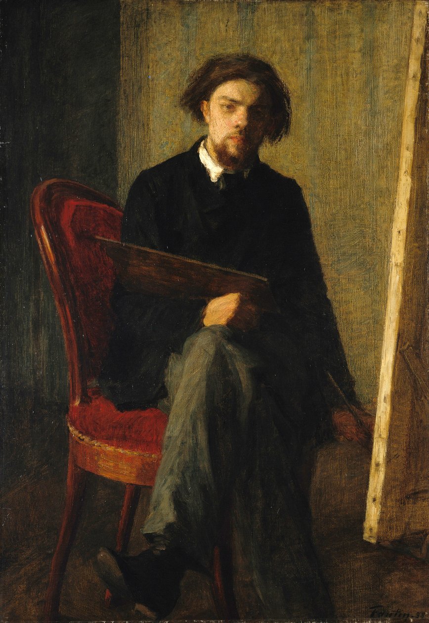 Selvportræt af Henri Fantin-Latour