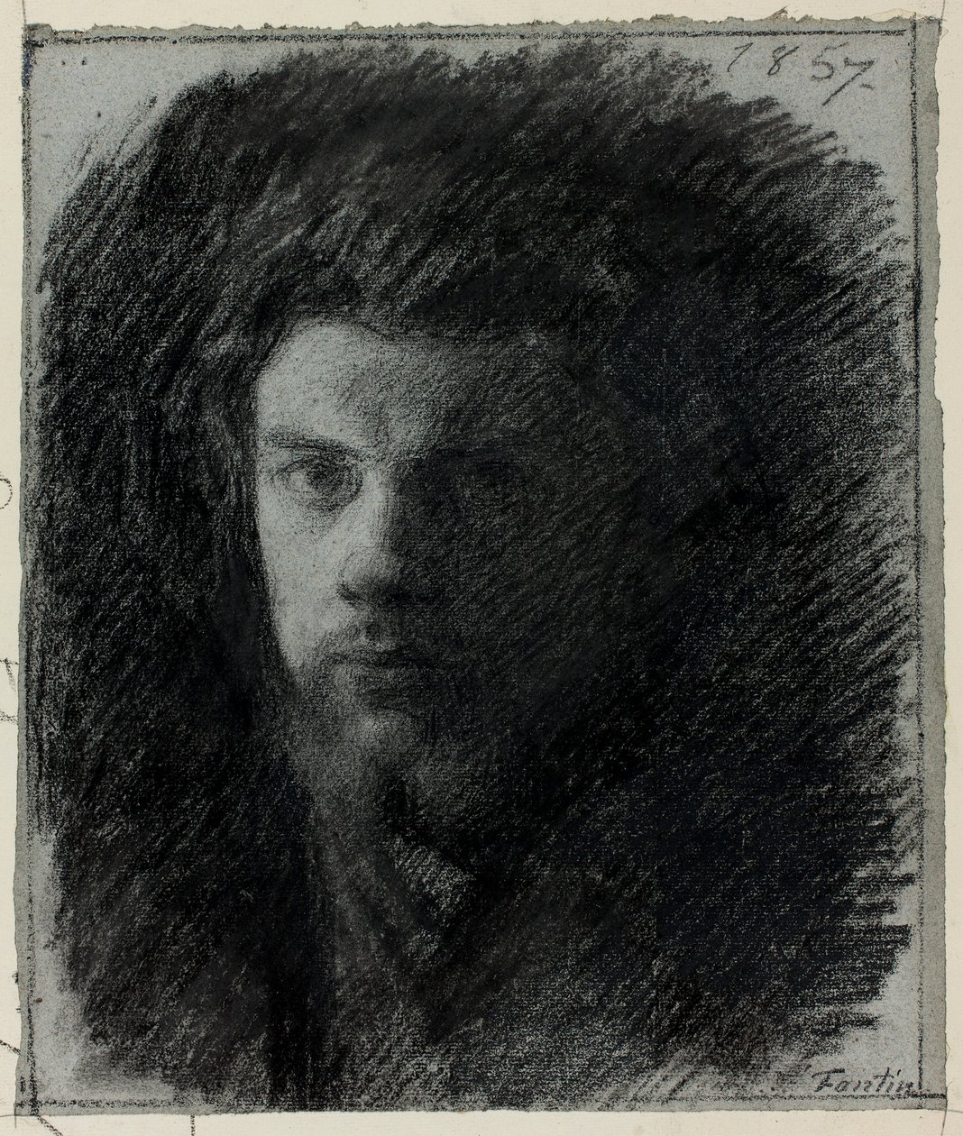 Selvportræt af Henri Fantin-Latour