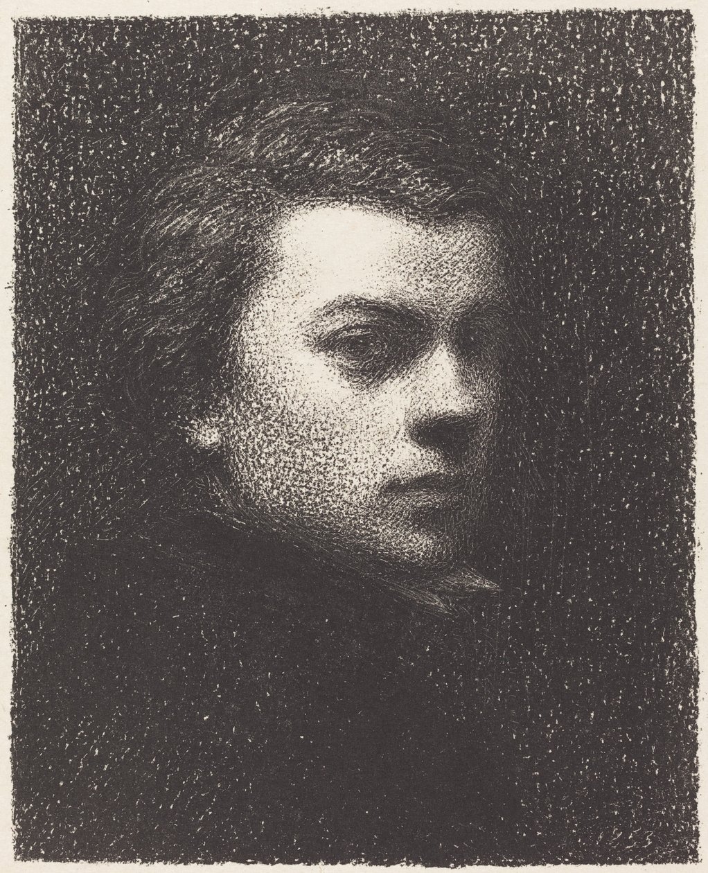 Selvportræt som syttenårig af Henri Fantin-Latour
