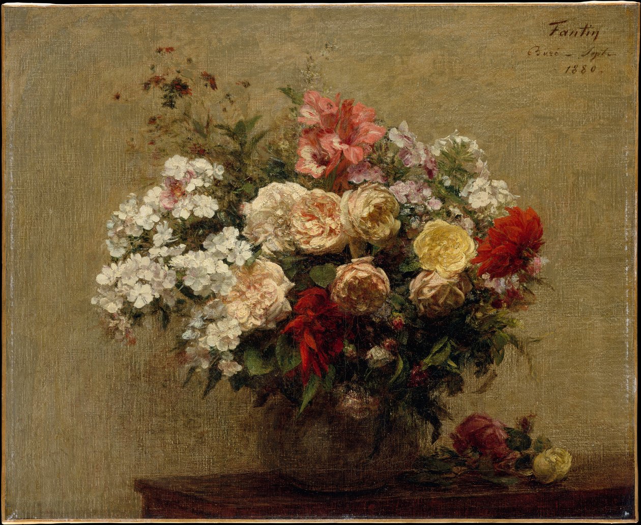 Sommerblomster af Henri Fantin-Latour