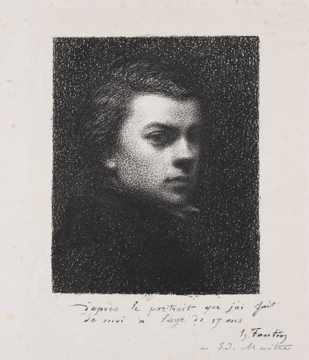 Kunstneren på 17 år af Henri Fantin-Latour