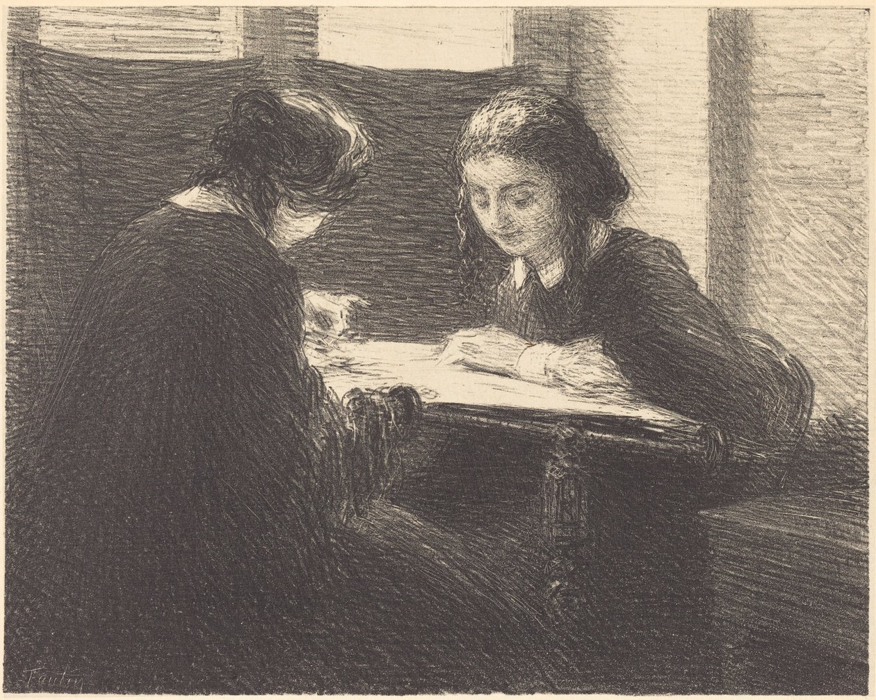 Brodererskerne af Henri Fantin-Latour
