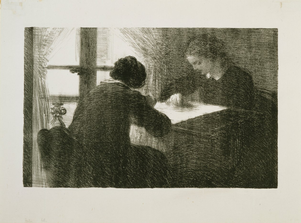 Brodererne, nr. 2 af Henri Fantin-Latour