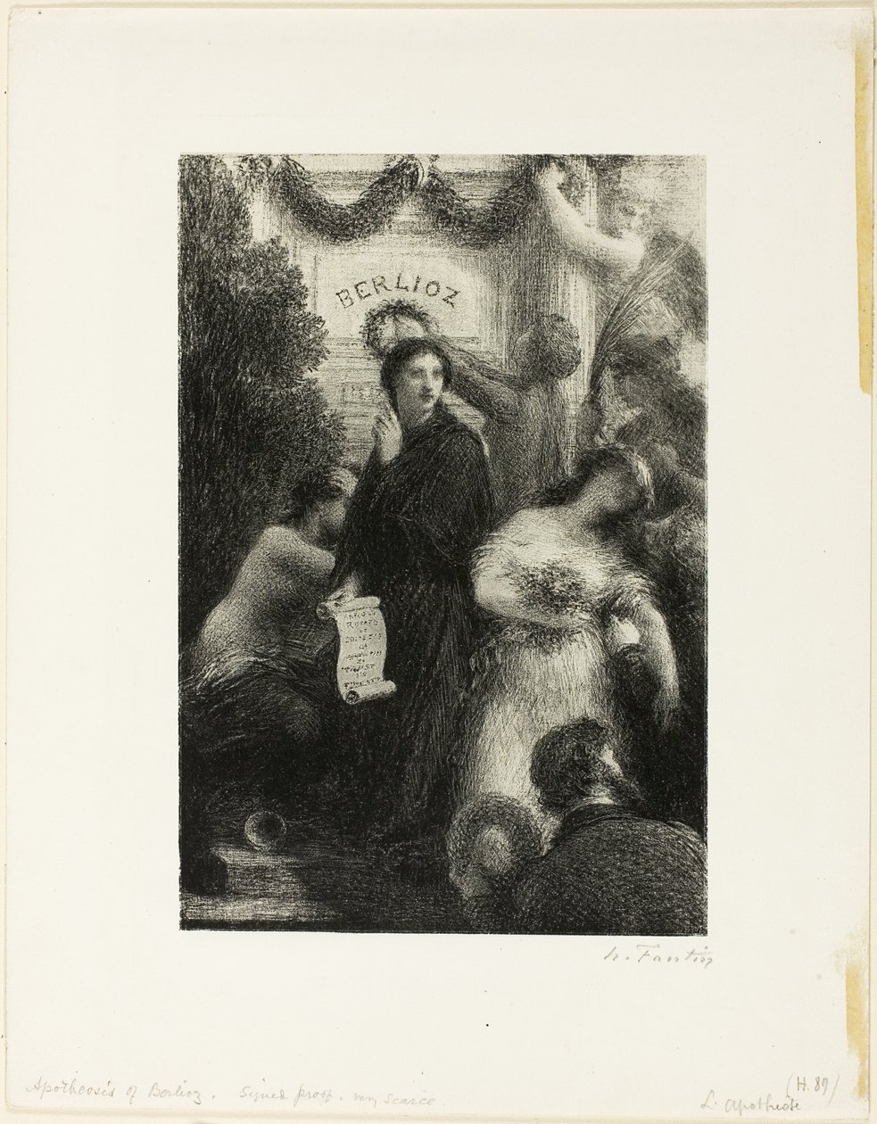 Apoteose af Ignace Henri Jean Fantin Latour