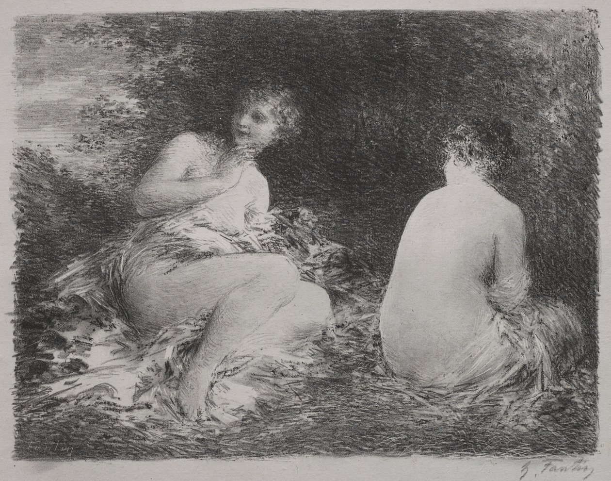 Badende af Ignace Henri Jean Fantin Latour