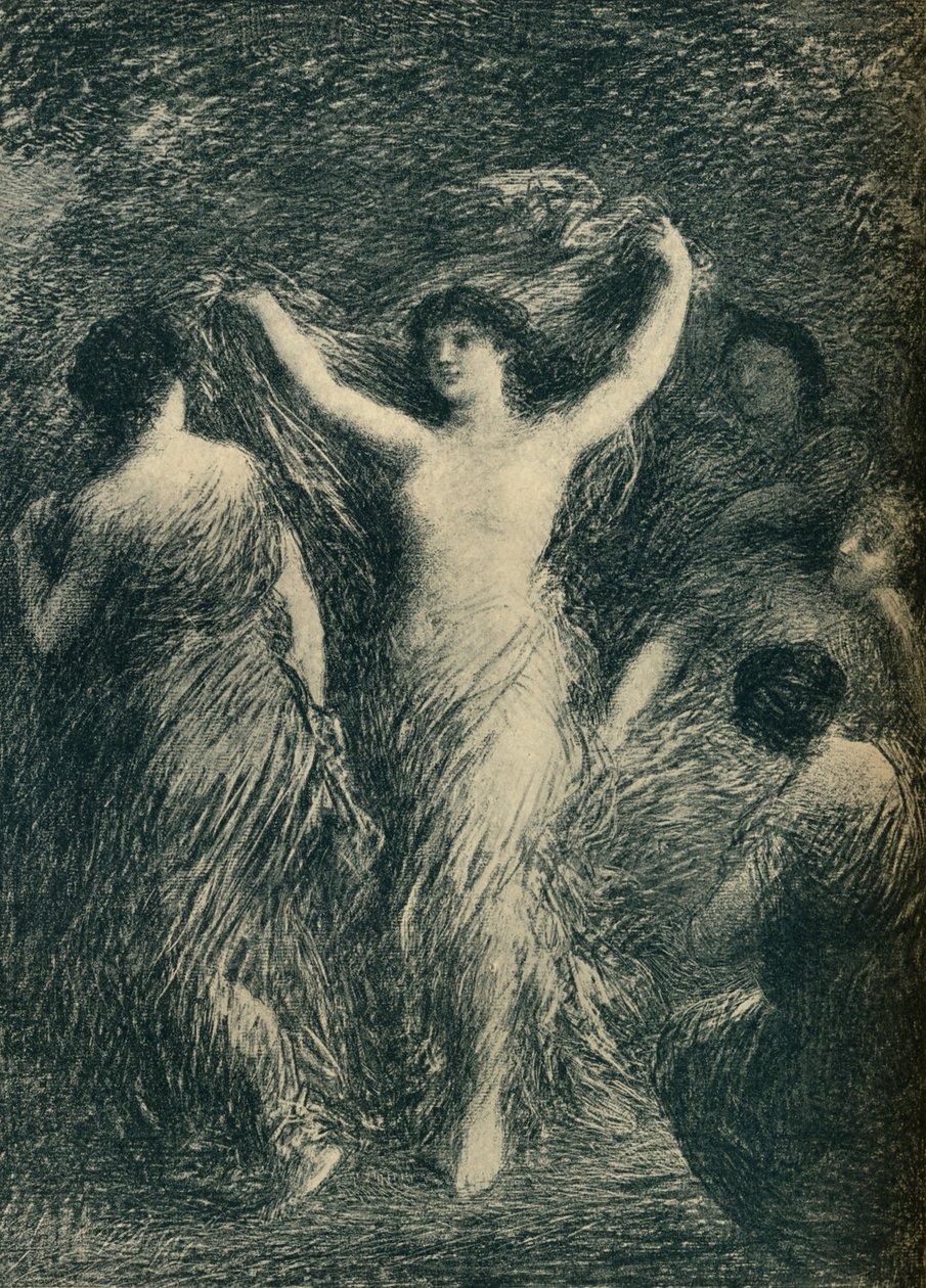 Dansere, c1900 af Ignace Henri Jean Fantin Latour