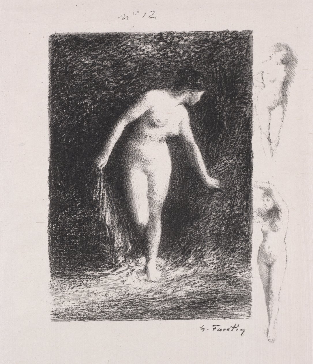 Diane af Ignace Henri Jean Fantin Latour