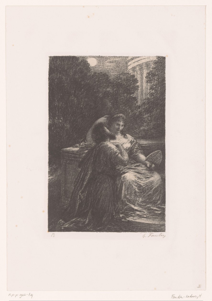 Dido og Aeneas i måneskin Les Troyens a Carthage. Akt III. Duo d