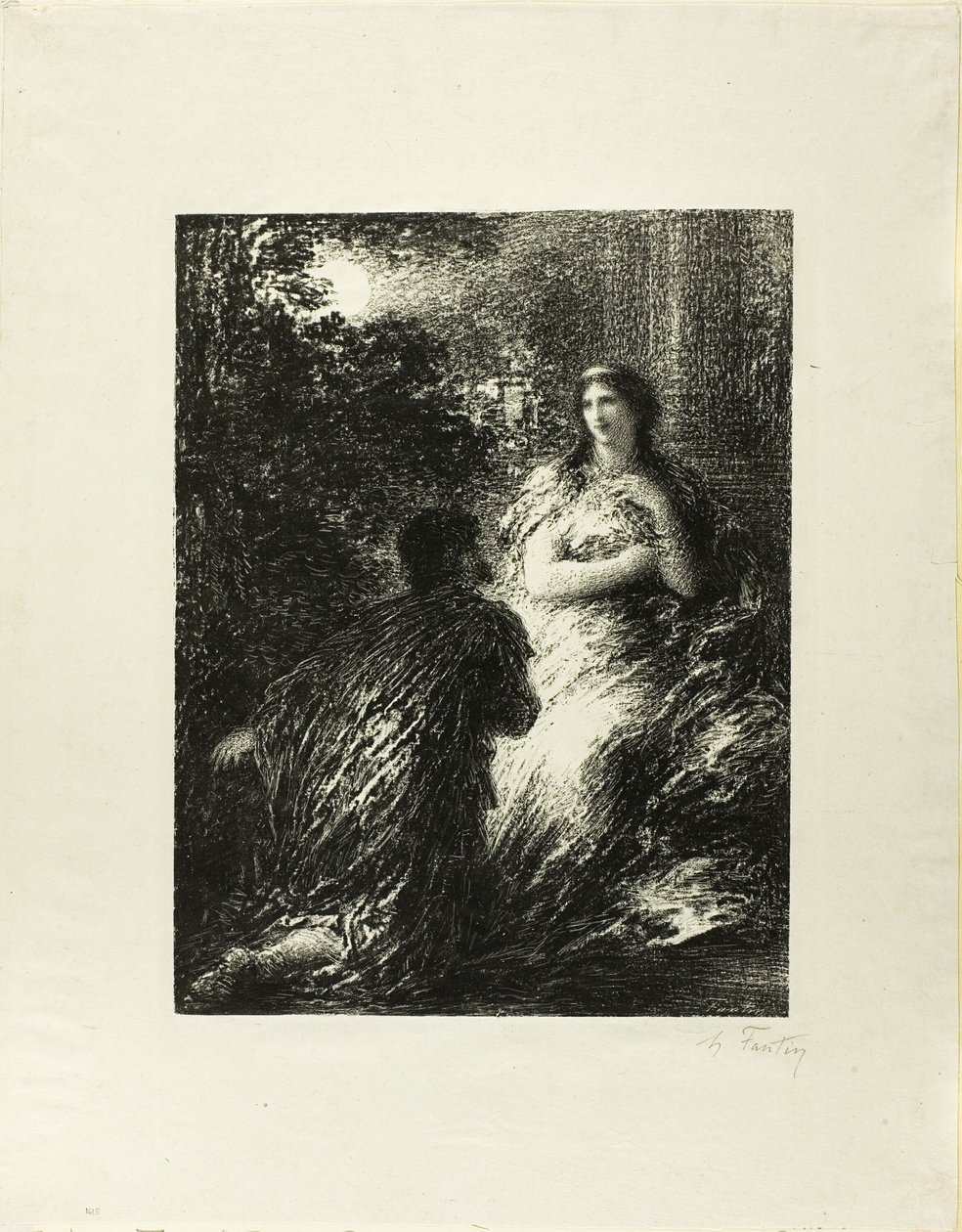 Duet of the Trojans, femte plade af Ignace Henri Jean Fantin Latour