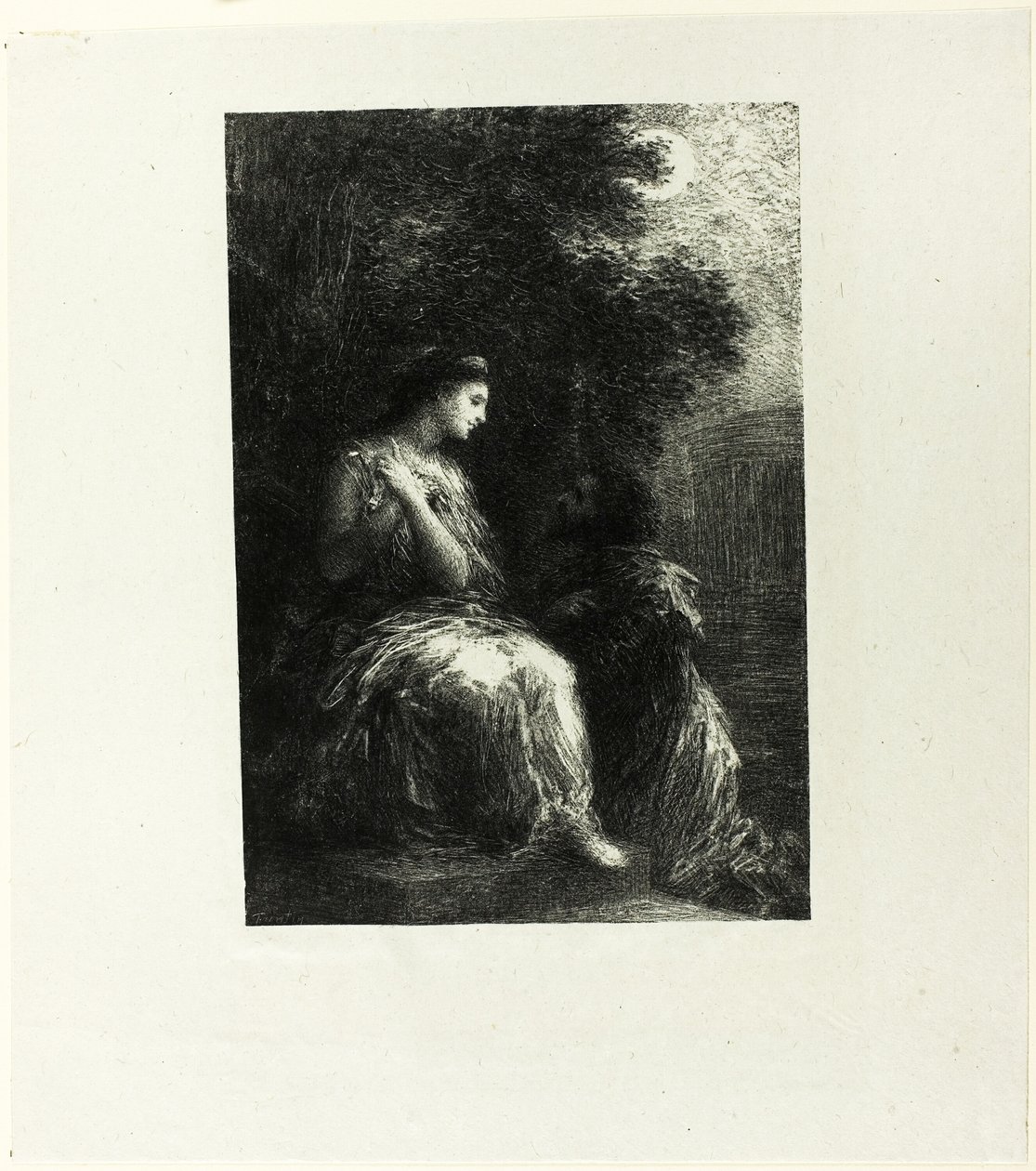 Duet of the Trojans, syvende plade af Ignace Henri Jean Fantin Latour