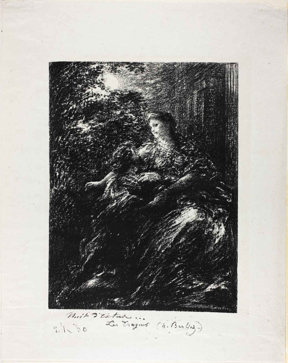 Duet of the Trojans, sjette plade af Ignace Henri Jean Fantin Latour