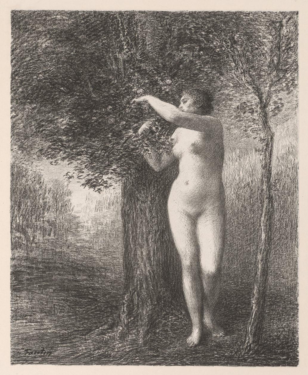 Eva af Ignace Henri Jean Fantin Latour