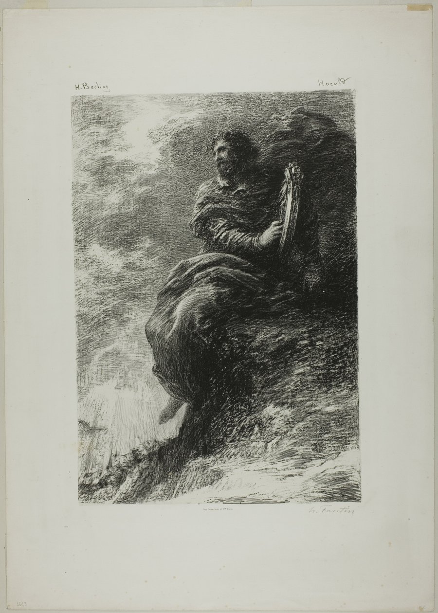 Harold: I bjergene af Ignace Henri Jean Fantin Latour