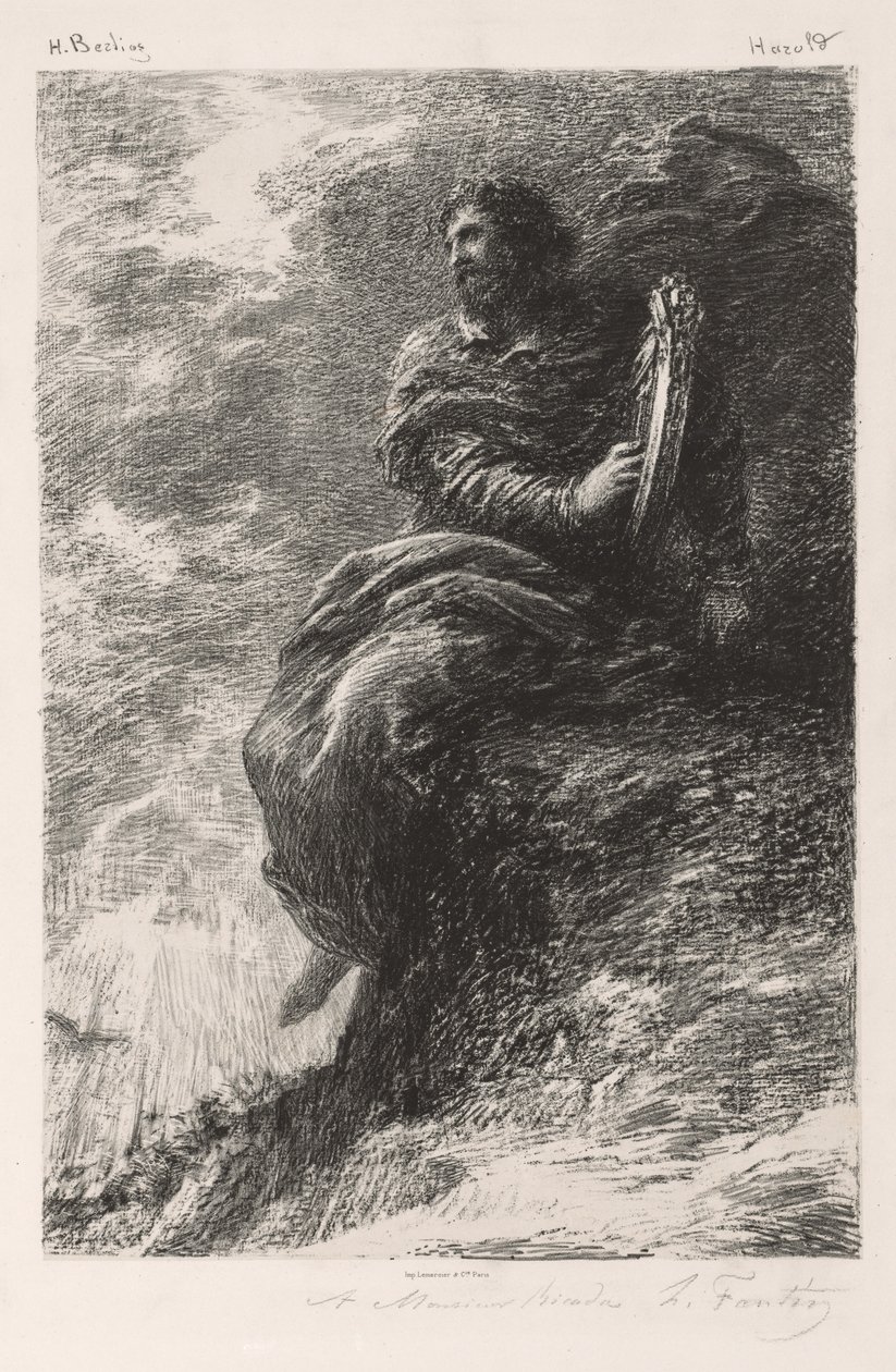 Harolde i bjergene af Ignace Henri Jean Fantin Latour