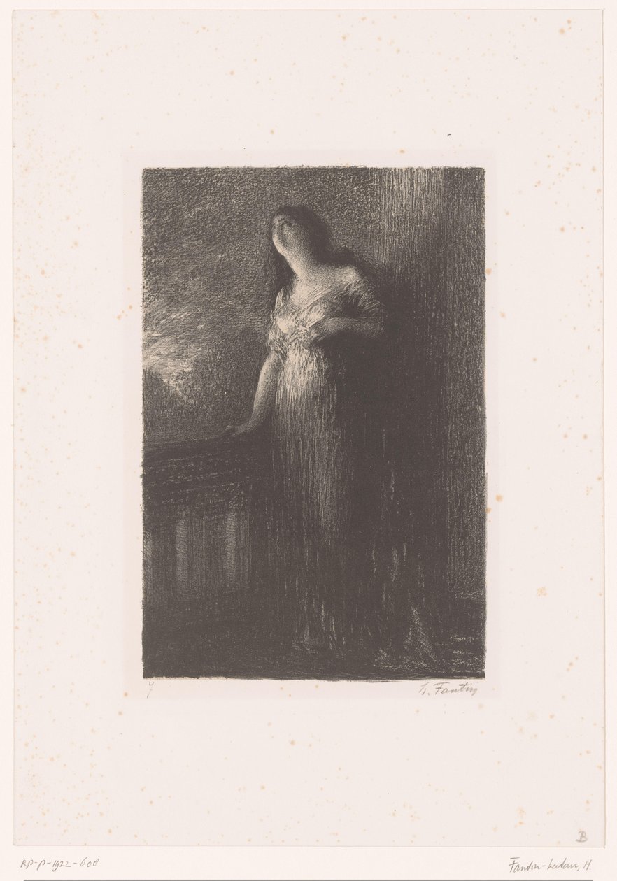 Julia er på balkonen om natten Romeo og Juliette. Tillid a la aften Hector Berlioz