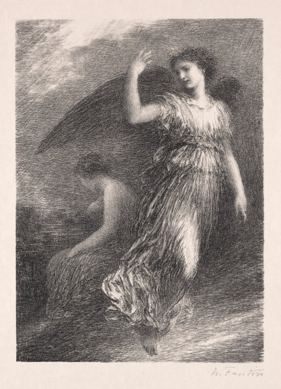 Paradise and the Peri - Debut af Ignace Henri Jean Fantin Latour
