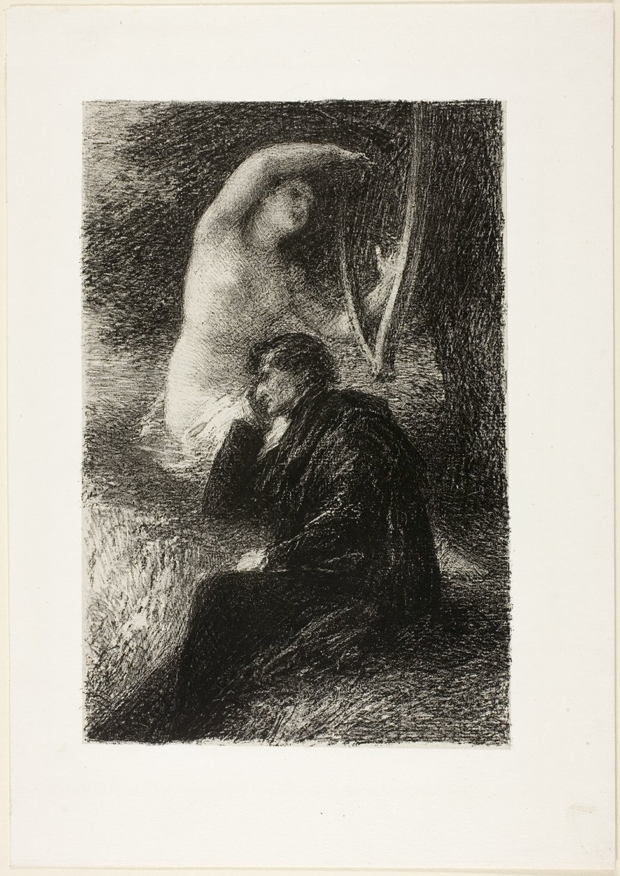 Lélio: The Aeolian Harp, fra Hector Berlioz, sa vie et ses oeuvres af Ignace Henri Jean Fantin Latour