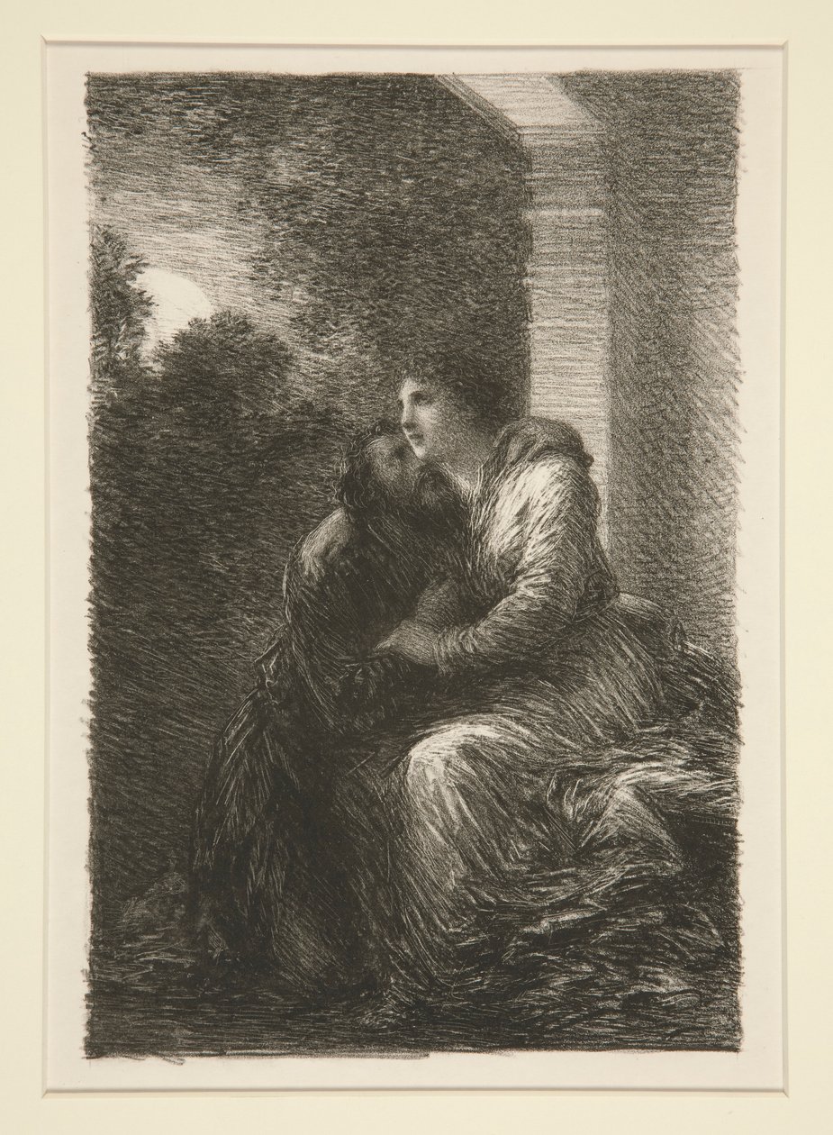 Longherin: akt III, scene d af Ignace Henri Jean Fantin Latour