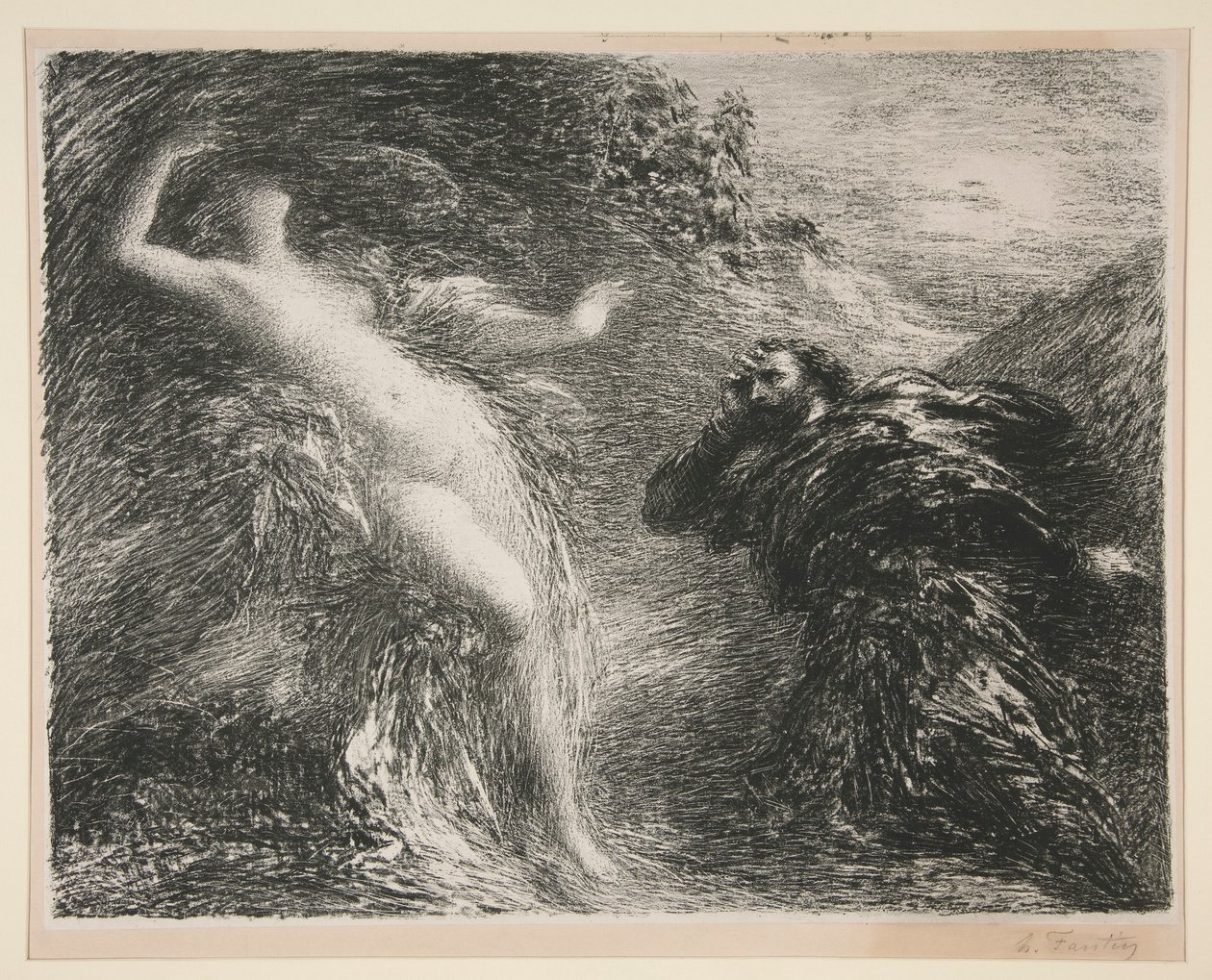 Manfred og Astaire af Ignace Henri Jean Fantin Latour