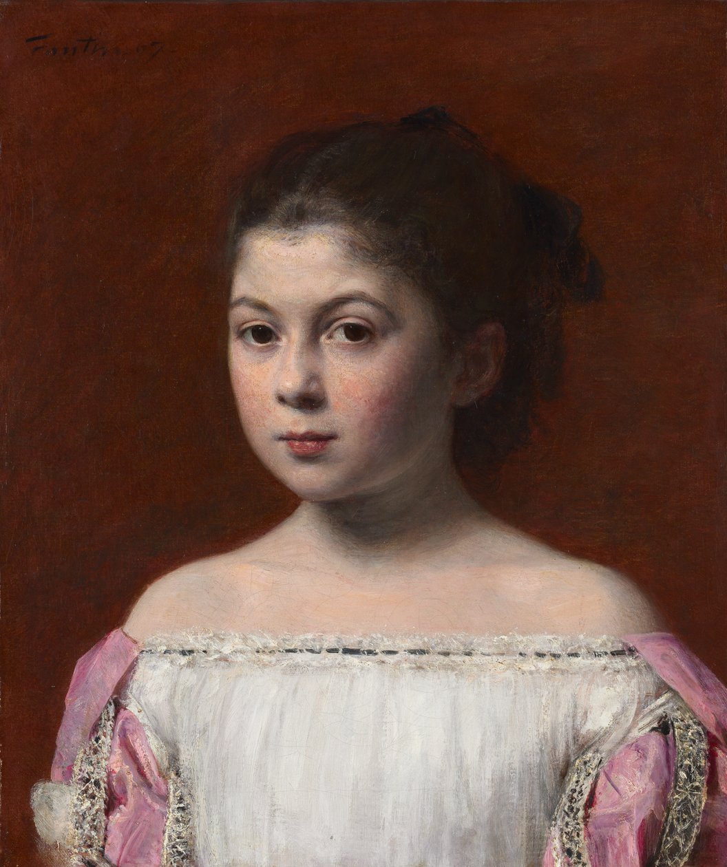 Marie-Yolande de Fitz-James af Ignace Henri Jean Fantin Latour