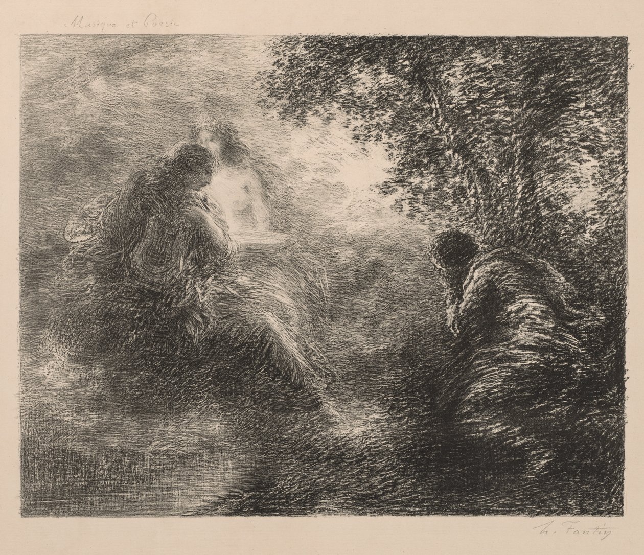 Musik og Poesi af Ignace Henri Jean Fantin Latour