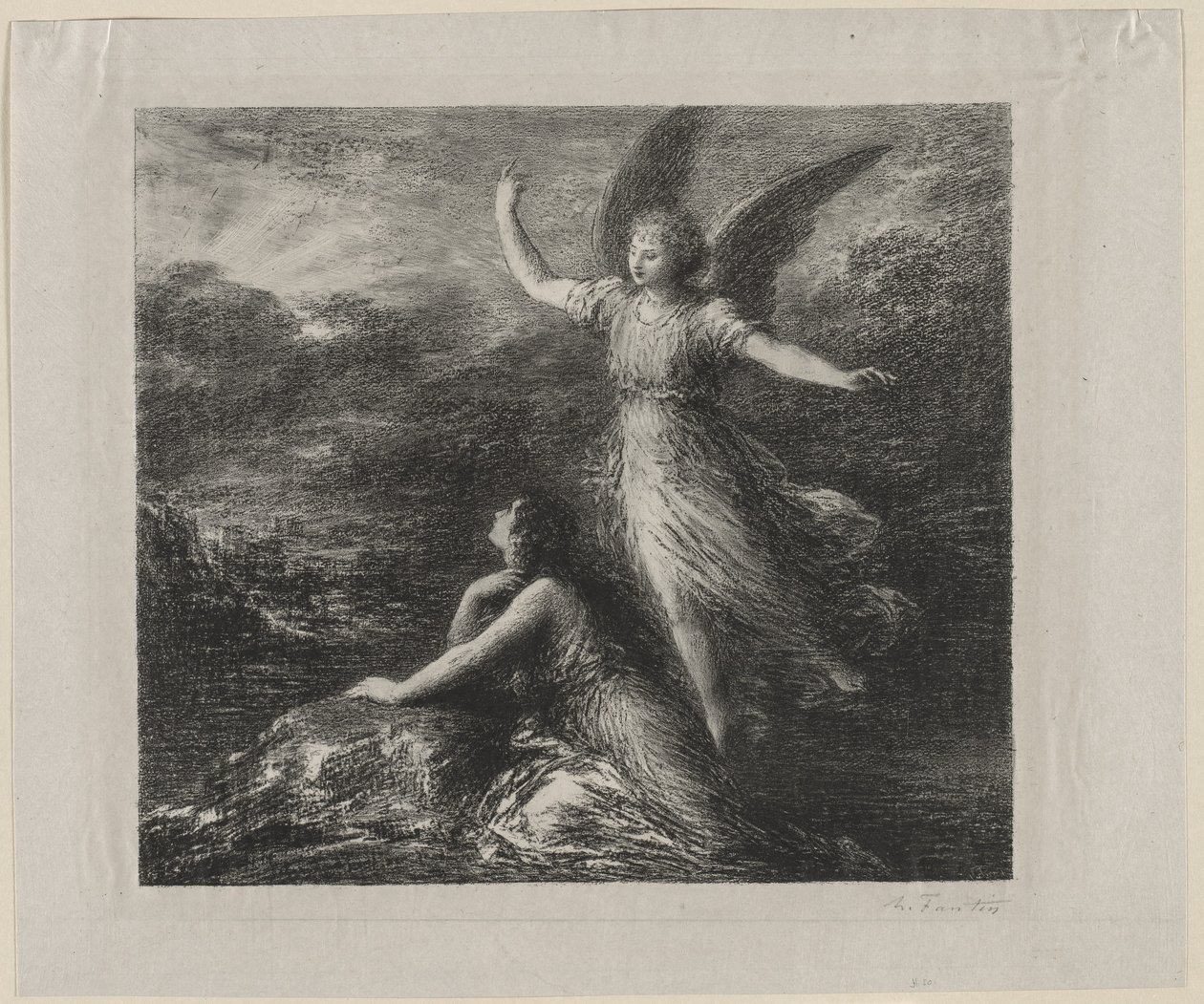 Paradis og Peri af Henri Fantin Latour