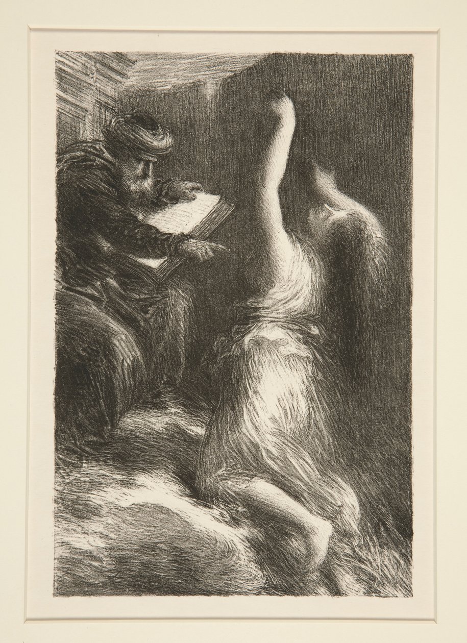 Parsifal: acte II, ?vocation de Kundry (Parsifal: Acte II, Evocation of Kundry) af Ignace Henri Jean Fantin Latour