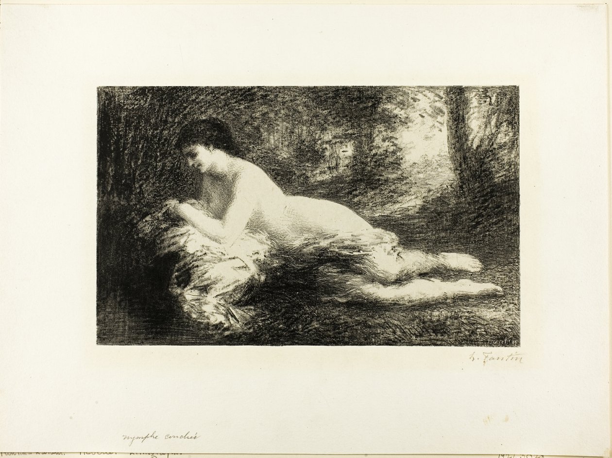 Reverie af Ignace Henri Jean Fantin Latour