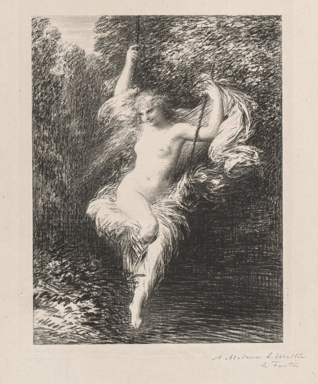 Sarah Bather af Ignace Henri Jean Fantin Latour