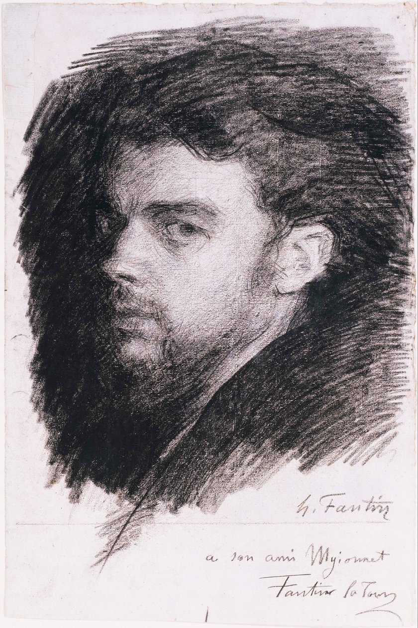 Selvportræt af Henri Fantin Latour