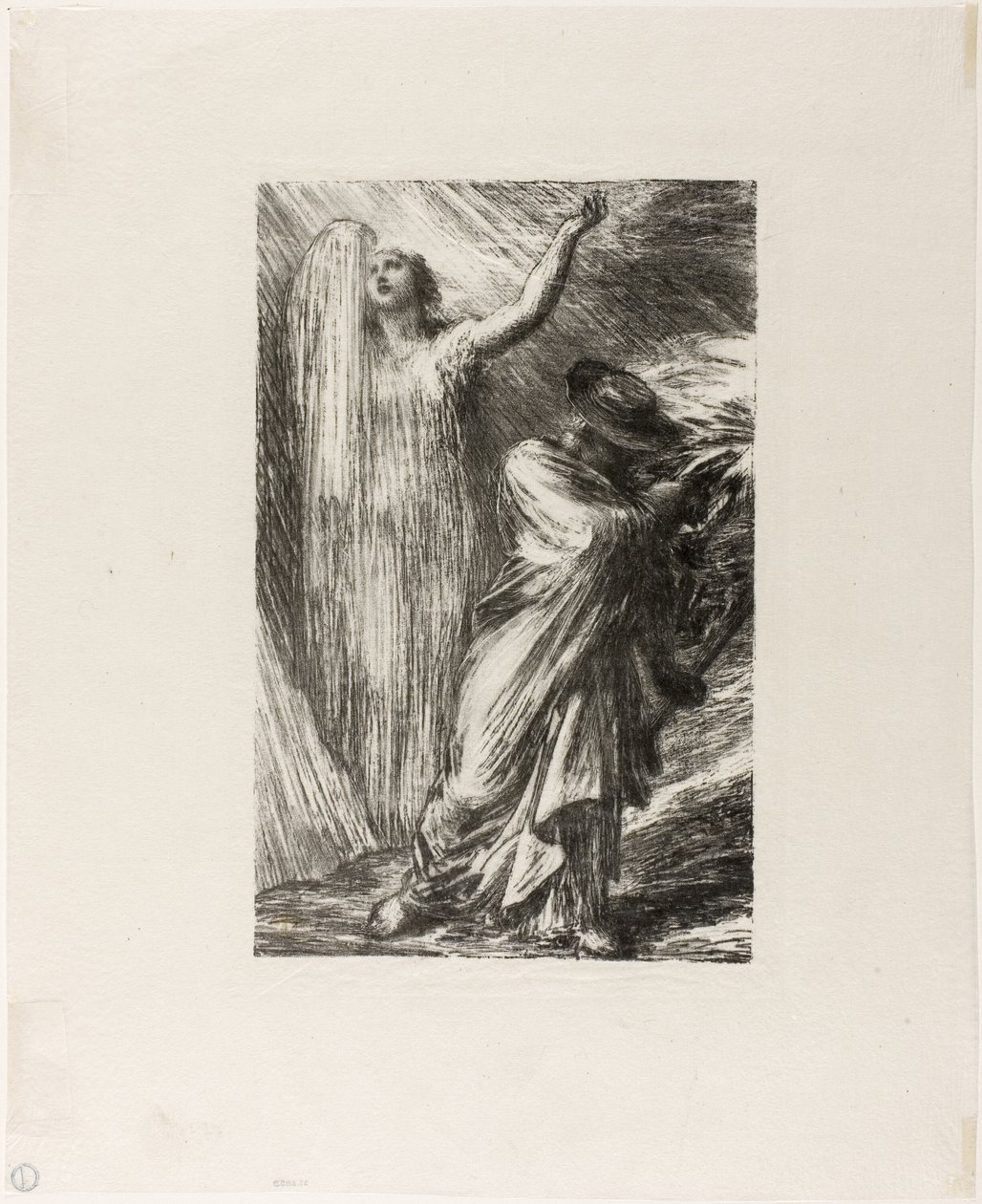 Siegfried: Akt III, Fremkaldelse af Erda af Ignace Henri Jean Fantin Latour