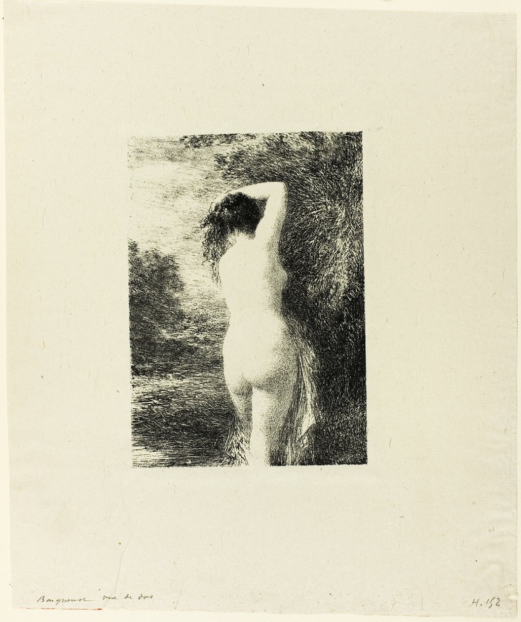 Stående Bader, tredje plade af Ignace Henri Jean Fantin Latour