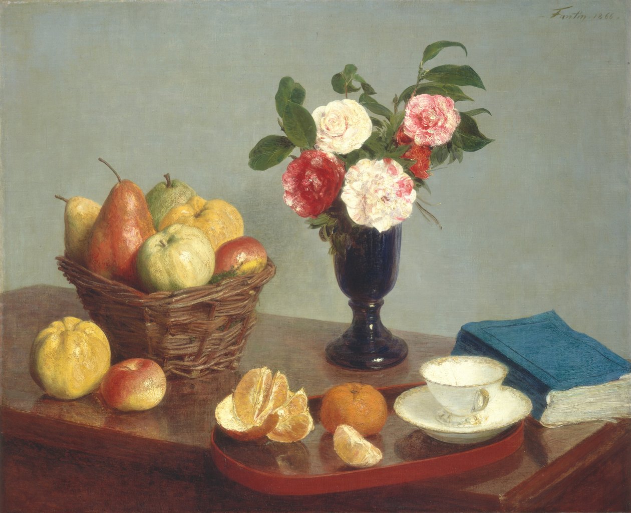 Stilleben af Ignace Henri Jean Fantin Latour