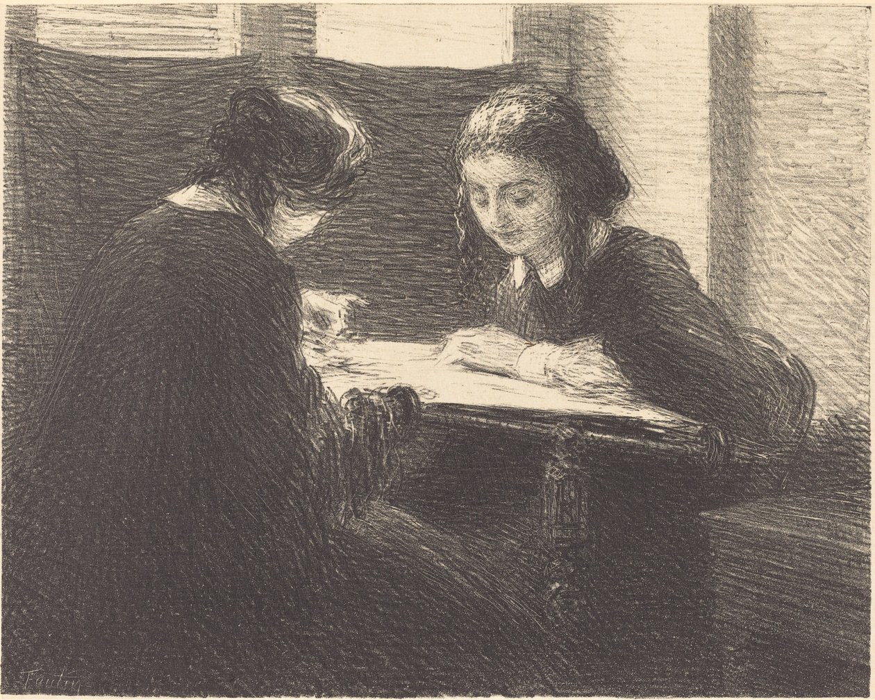 Brodererne af Ignace Henri Jean Fantin Latour