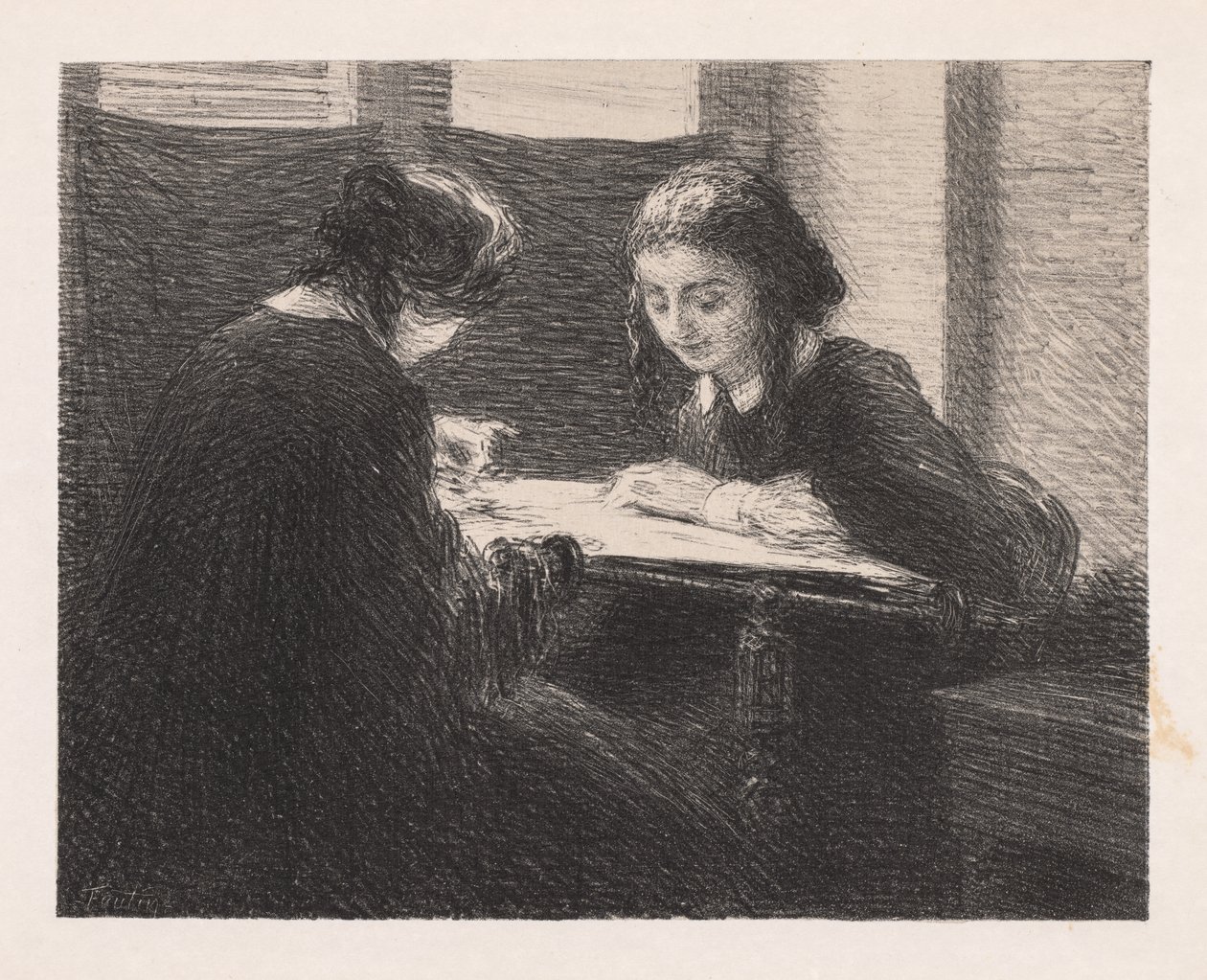 Broderierne, af Ignace Henri Jean Fantin Latour