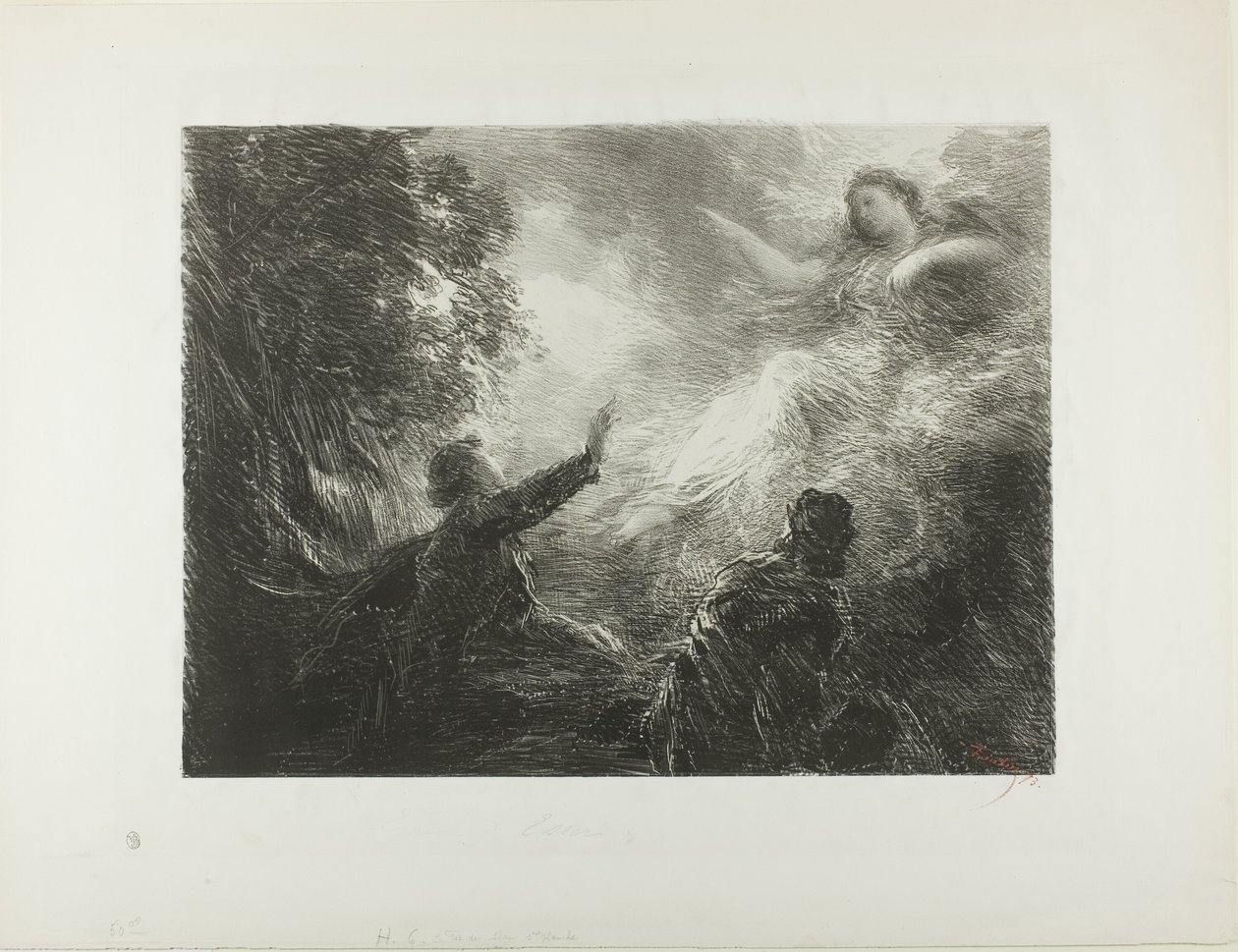 Alpernes fe af Ignace Henri Jean Fantin Latour