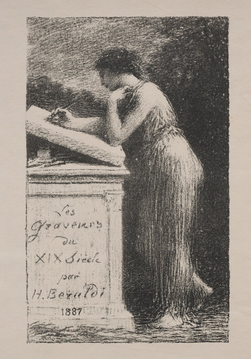 Litografien af Ignace Henri Jean Fantin Latour