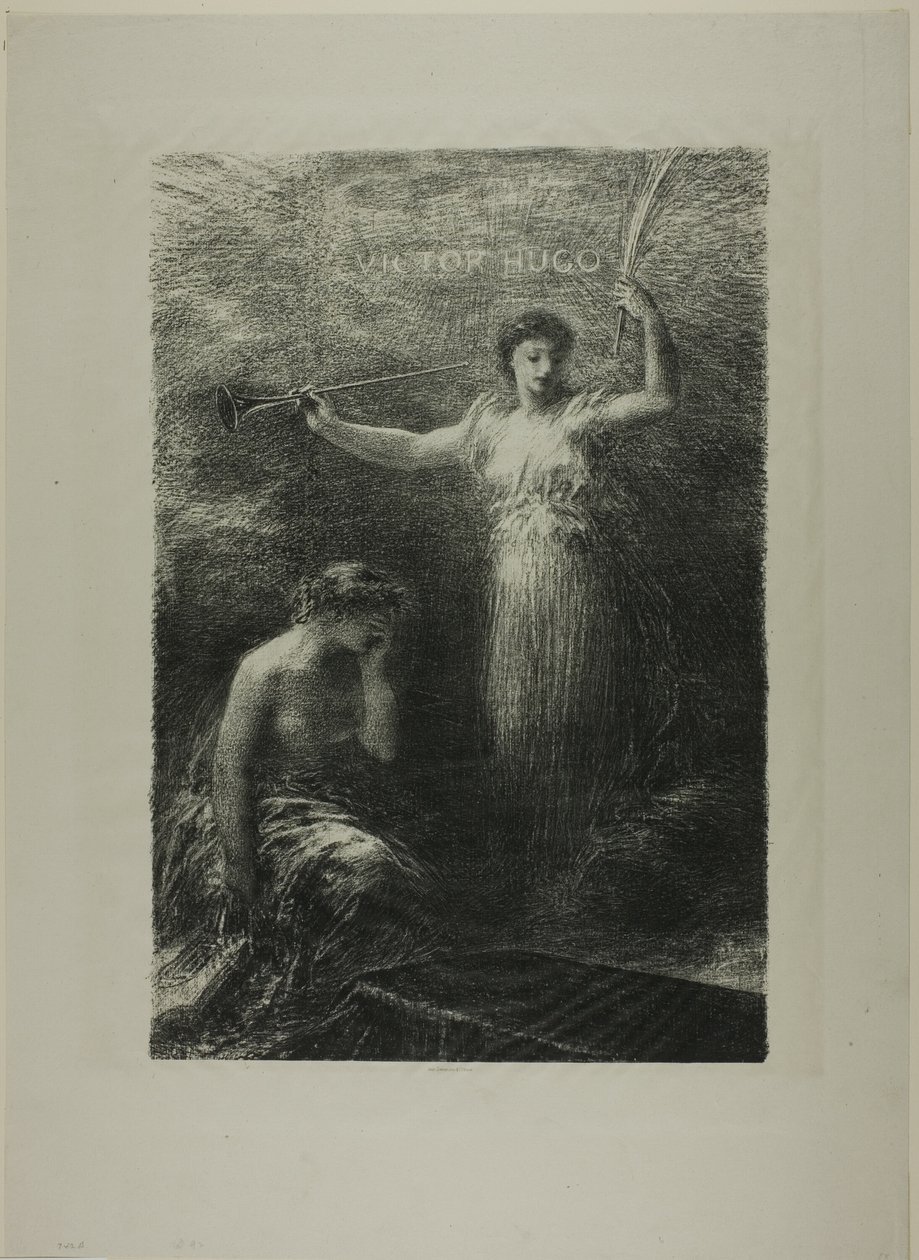 Til Victor Hugo af Ignace Henri Jean Fantin Latour