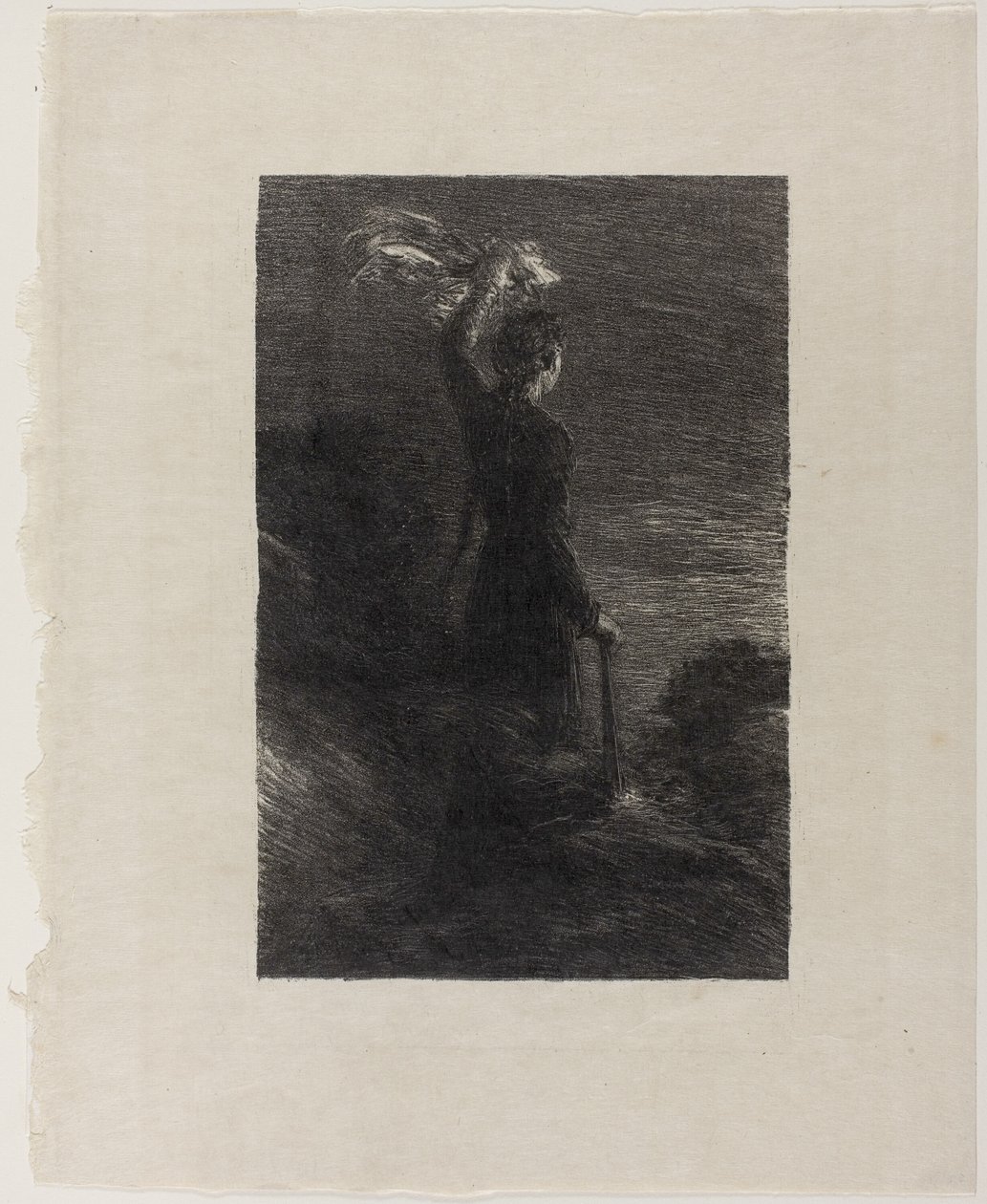 Tristan og Isolde, anden akt: Signal i natten af Ignace Henri Jean Fantin Latour