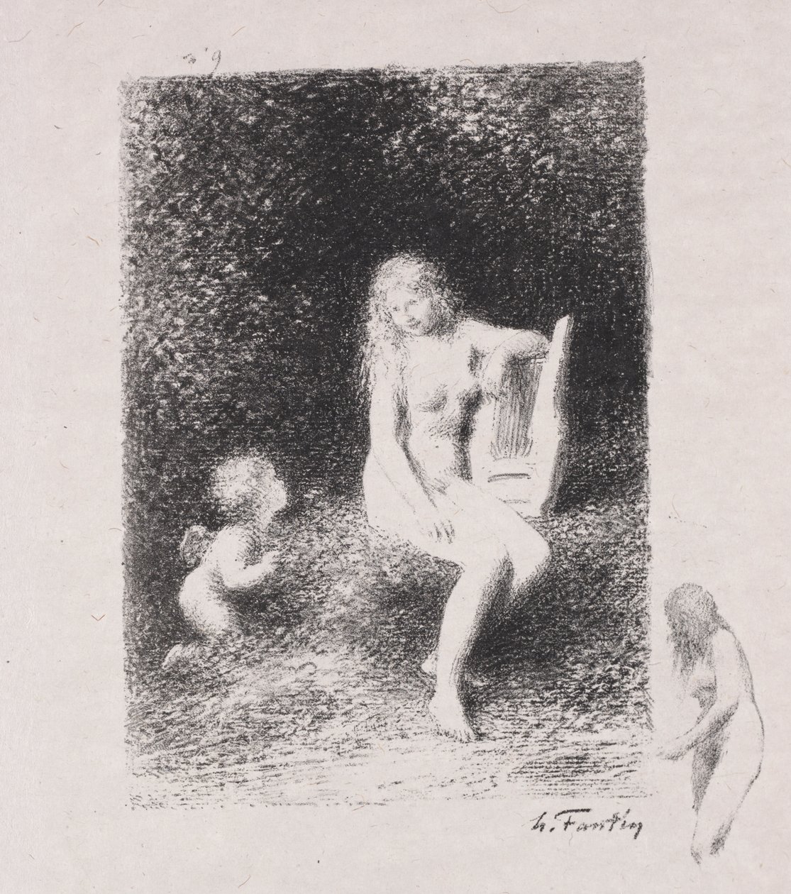XXI af Ignace Henri Jean Fantin Latour