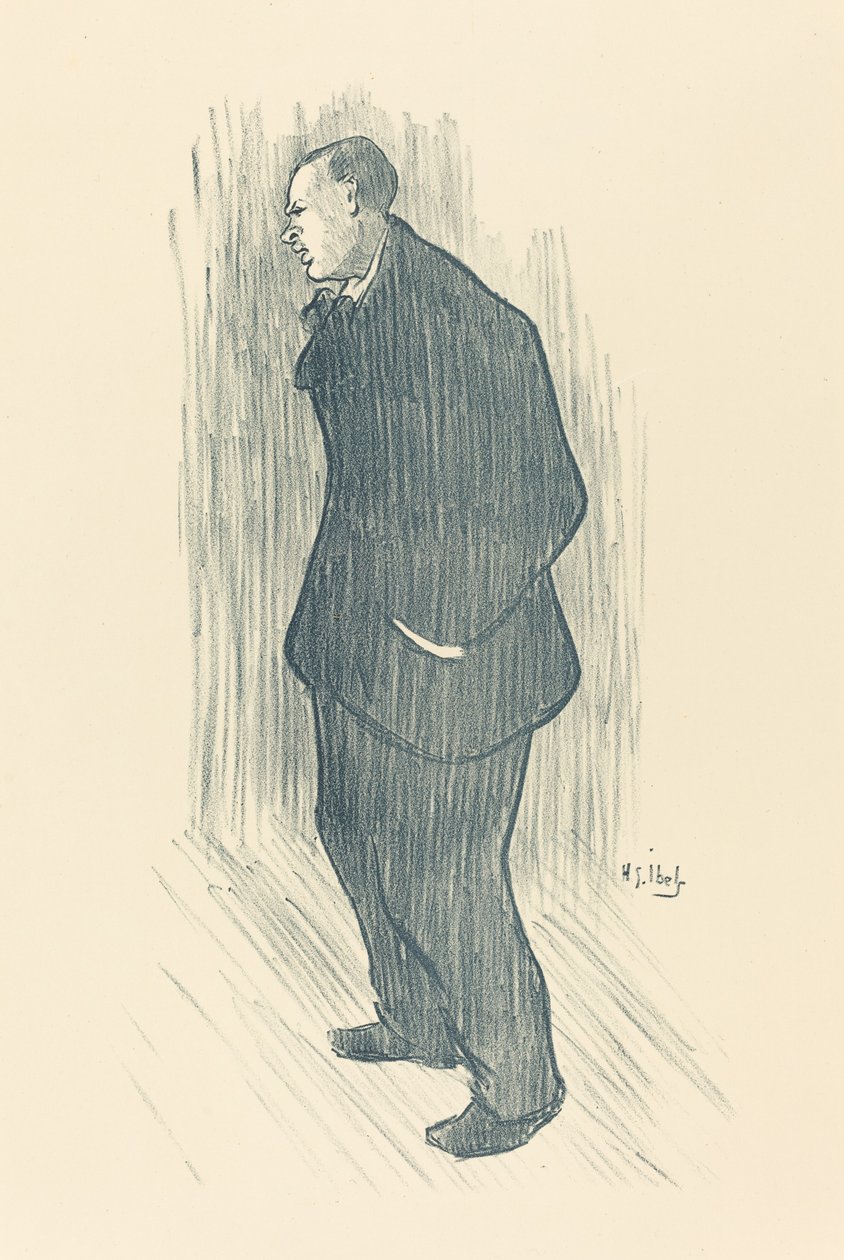 Skuespiller af Henri Gabriel Ibels