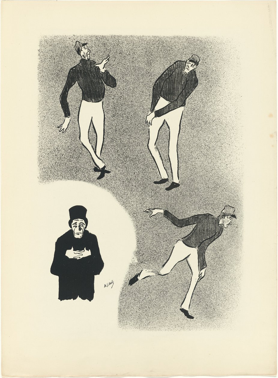 Ouvrard, fra Le Café-Concert af Henri Gabriel Ibels