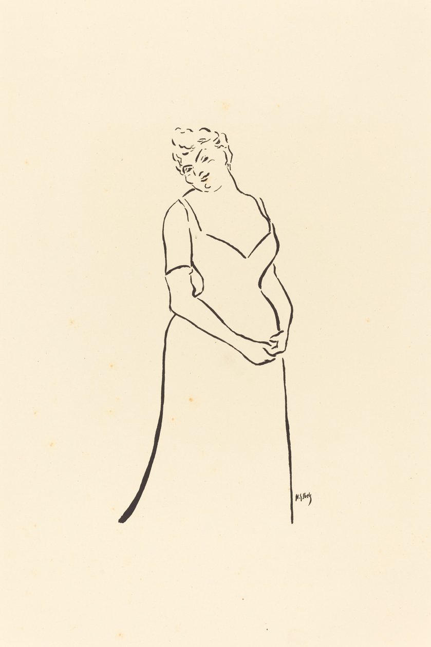 Paula Brebion? af Henri Gabriel Ibels