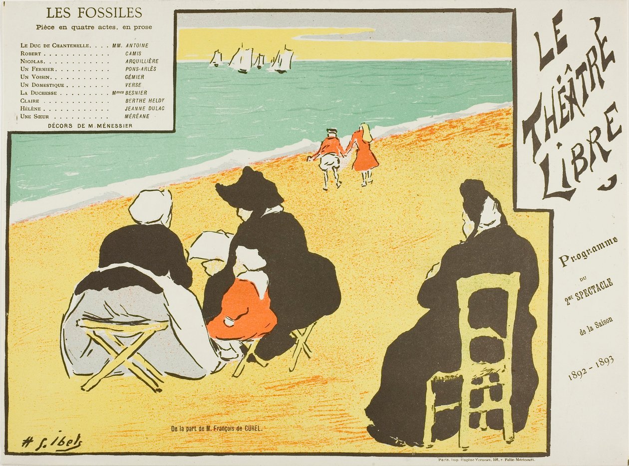 Anden forestilling: Les Fossiles, til Le Théatre Libre af Henri Gabriel Ibels