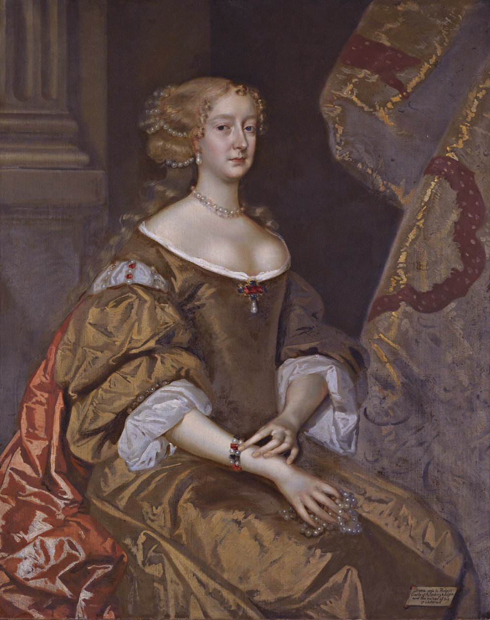 Diana, grevinde af Ailsbury (ca. 1631 - 1689) af Henri Gascar