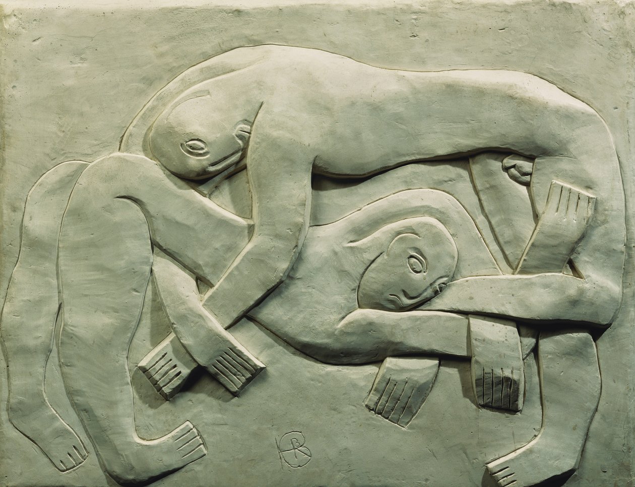 Wrestlerne af Henri Gaudier Brzeska